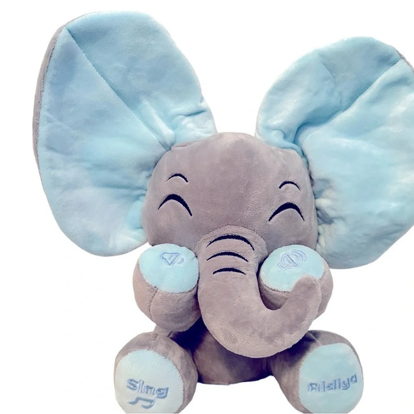 NWB Elephant Stuffed Animals Baby Gifts Peluches Ear Interactive toy - Picture 6 of 10